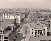 Charleston. Meeting Street from St. Michael's Church, circa 1911