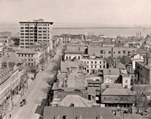 Charleston. Panorama of city and waterfront, circa 1911
