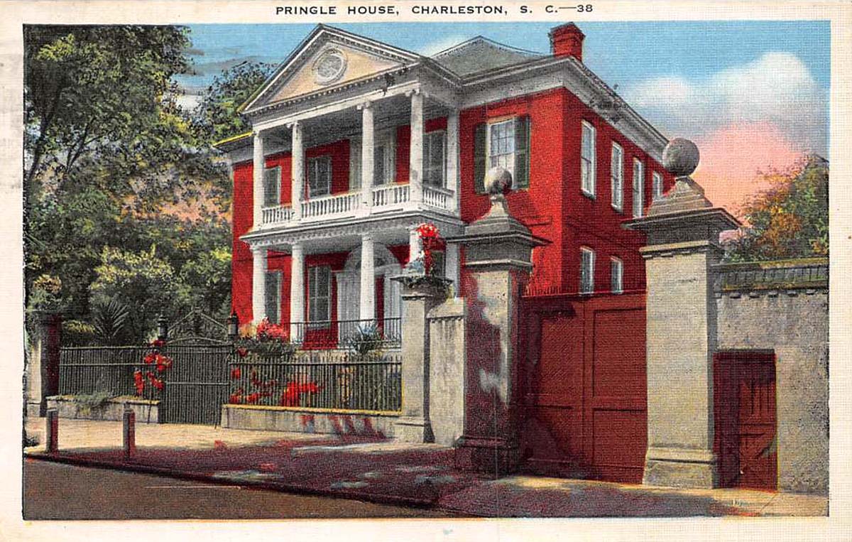 Charleston, South Carolina. Pringle House, 1910s