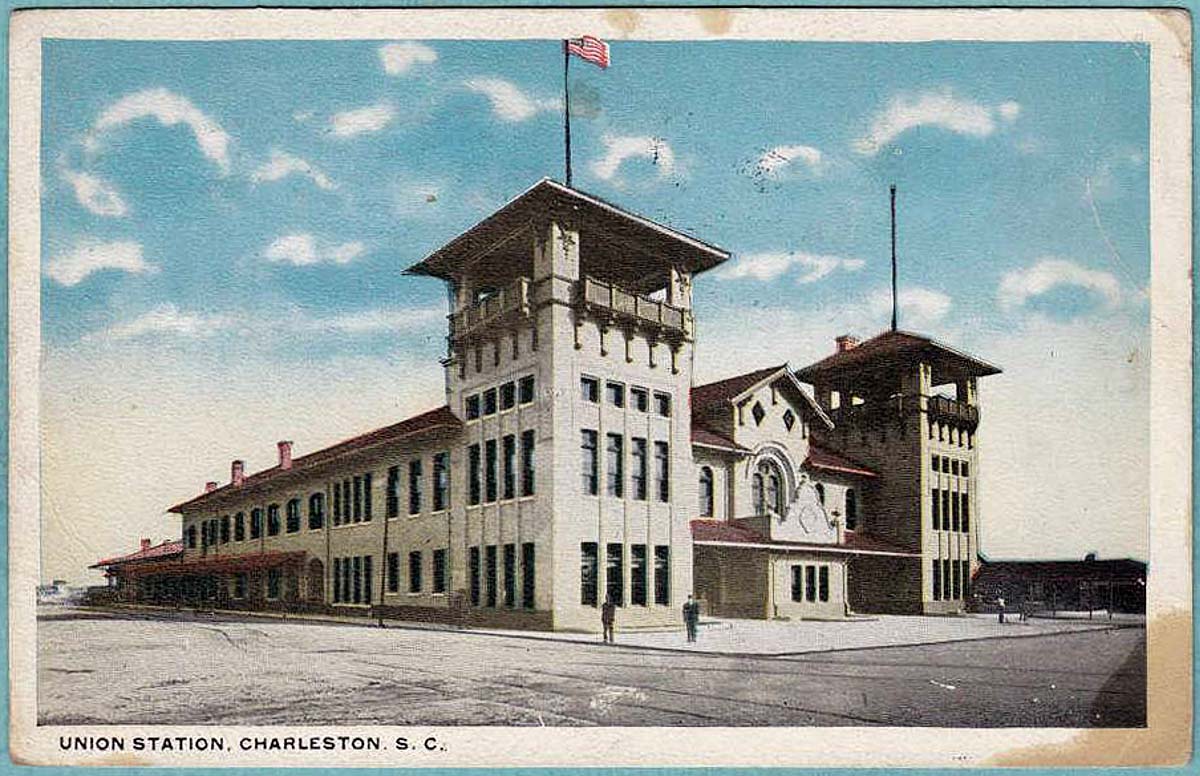 Charleston, South Carolina. Union Station, 1919
