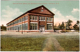 Charleston. Yard, Dock Offices and Workshop at Navy Station, 1910s