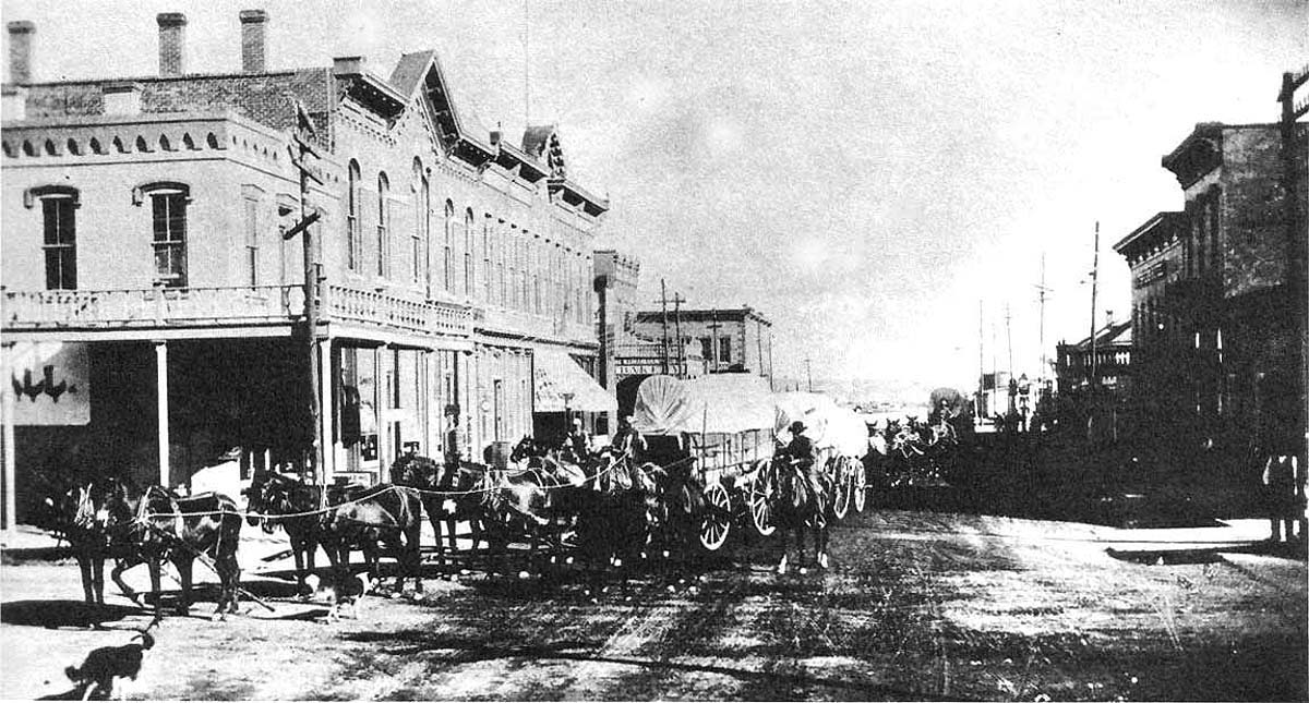 Cheyenne. 17th Eddy Streets, 1878