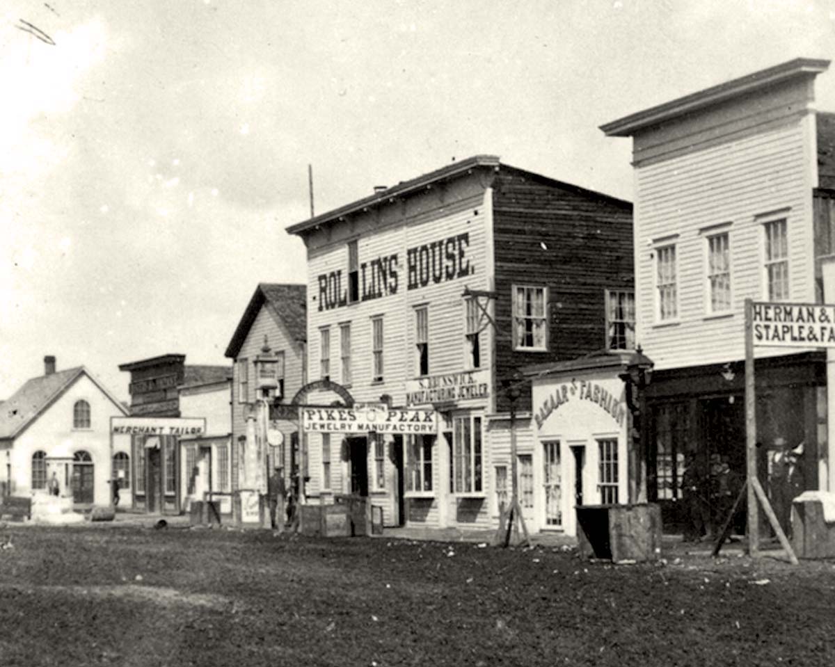 Downtown Cheyenne, 1869