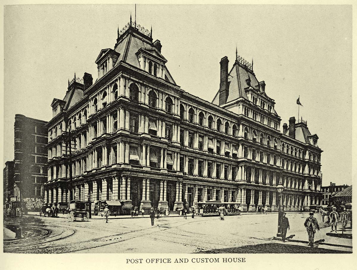 Cincinnati, Ohio. Post Office and Custom House, 1895
