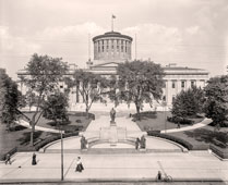 Columbus. State Capitol and McKinley monument, circa 1910