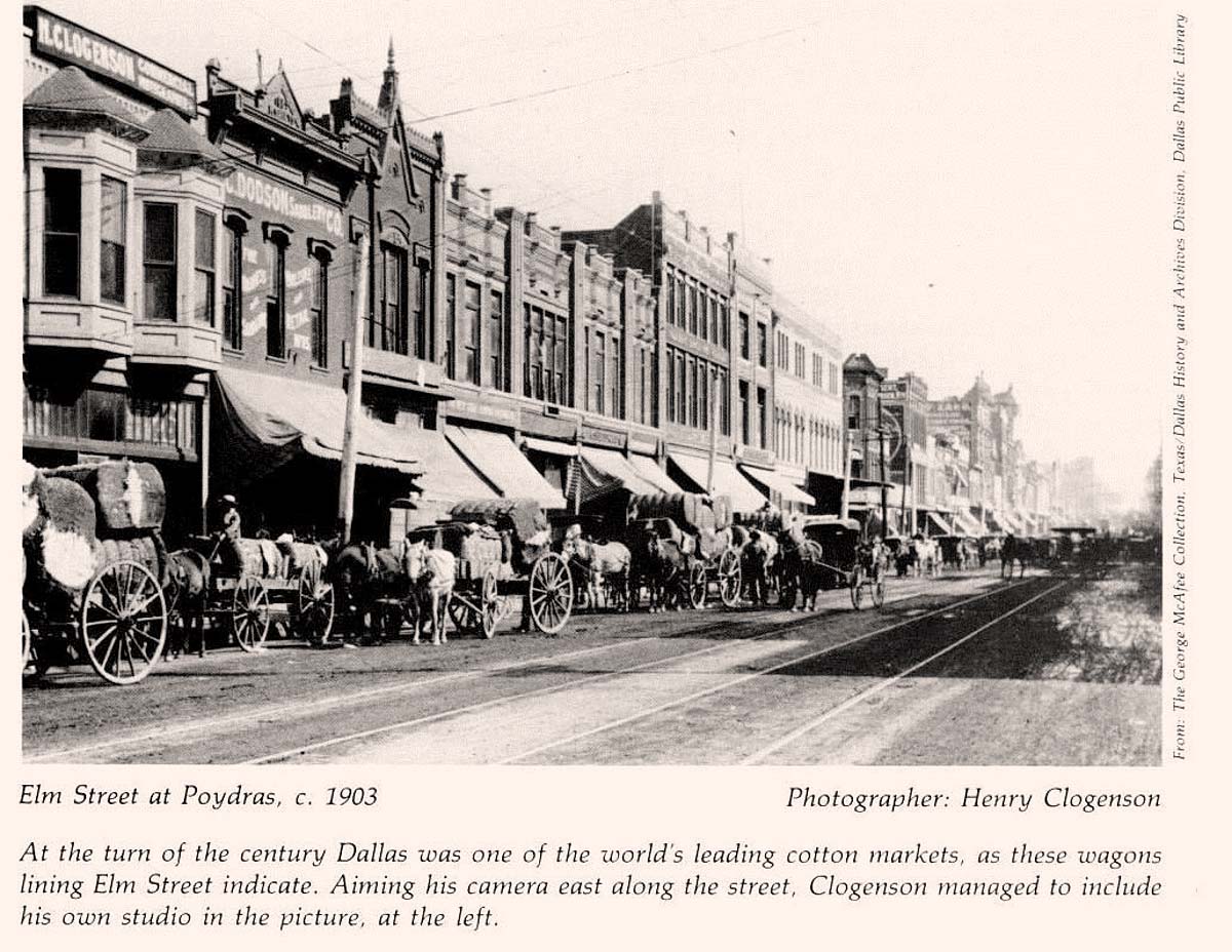 Dallas, Texas. Elm Street, 1903