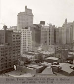 View to Dallas from the 14th floor of Medical Arts Building, 1926