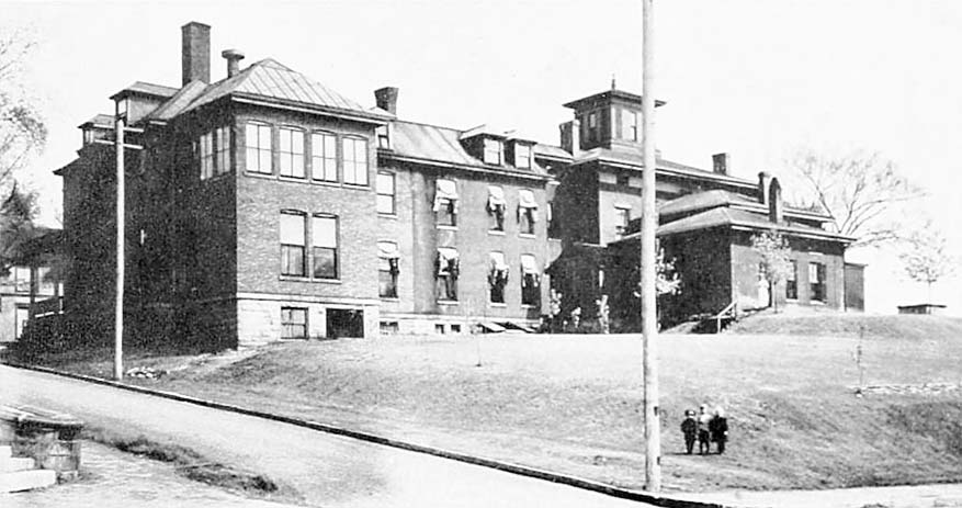 Davenport. The original St. Luke's Hospital building after 1903