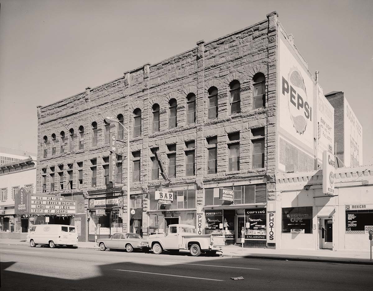 Denver, Colorado. Gem Hotel & Theater, 1746 Curtis Street