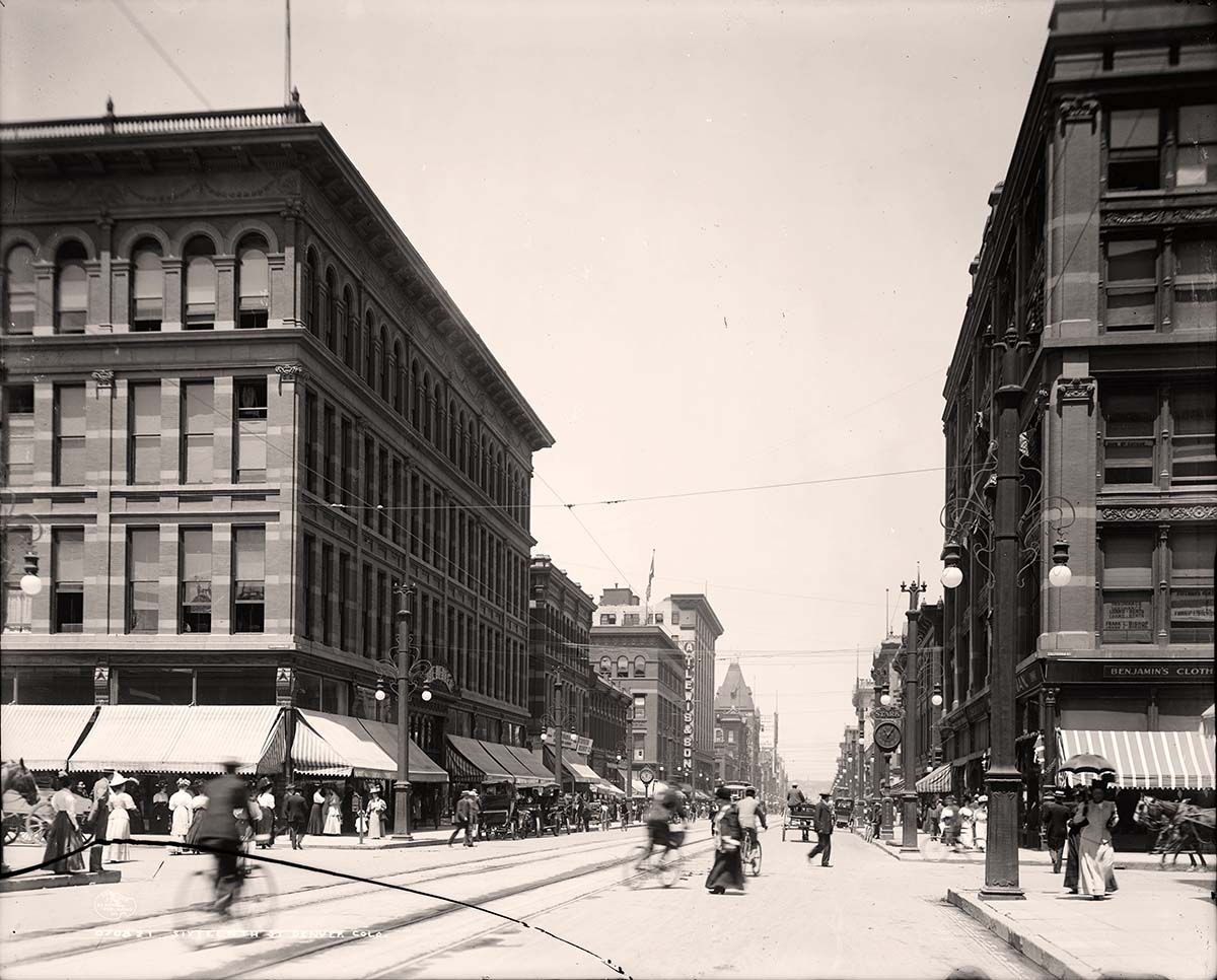Denver, Colorado. Sixteenth Street, 1908