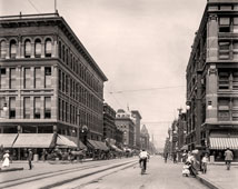 Denver. Sixteenth Street at California Street, 1908