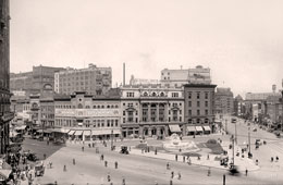 Detroit Opera House on Campus Martius, 1912