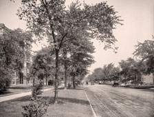 Detroit. East Grand Boulevard, circa 1910
