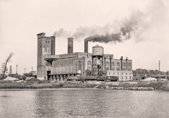 Detroit. Edison Electric plant of Detroit Edison Company, circa 1910