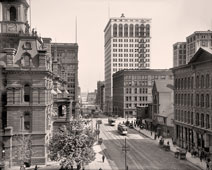 Detroit. Griswold Street and view of the recently completed Ford Building, circa 1910