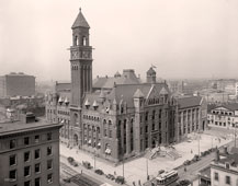 Detroit. Post Office in old Federal Building, completed in 1897, 1912