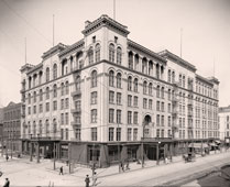 Detroit. Washington Boulevard, Hotel Cadillac, 1906