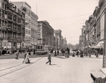 Detroit. Woodward Avenue from the Campus Martius, 1907
