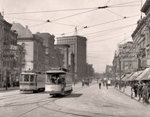 Detroit. Woodward Avenue looking north, circa 1905