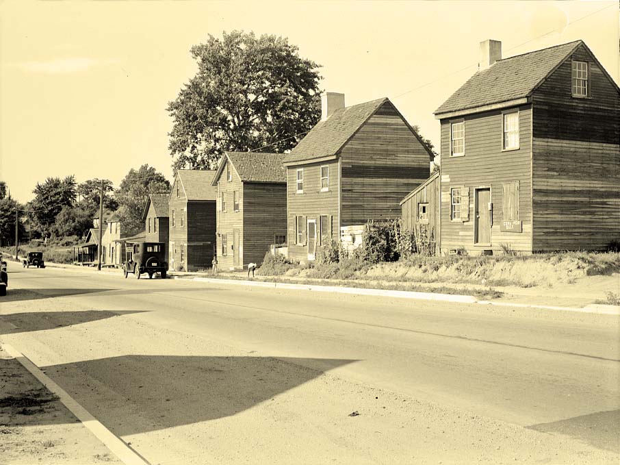Dover. Houses in Negro section, 1938