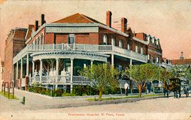 El Paso. Providence Hospital, 1907
