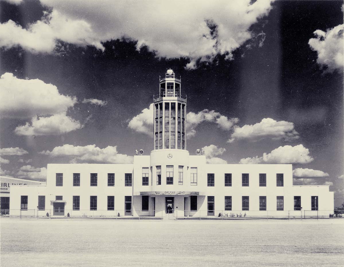 Fort Worth, Texas. Airport administration building, 1939
