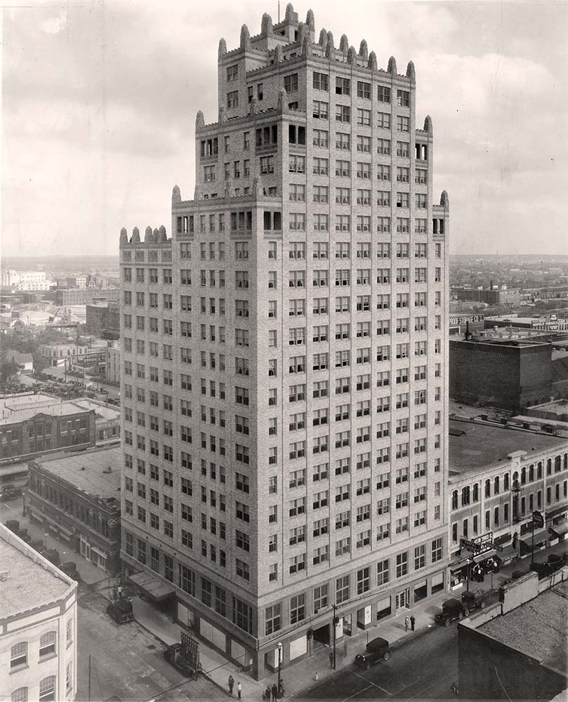 Fort Worth, Texas. Blackstone Hotel, downtown Fort Worth, 1920s