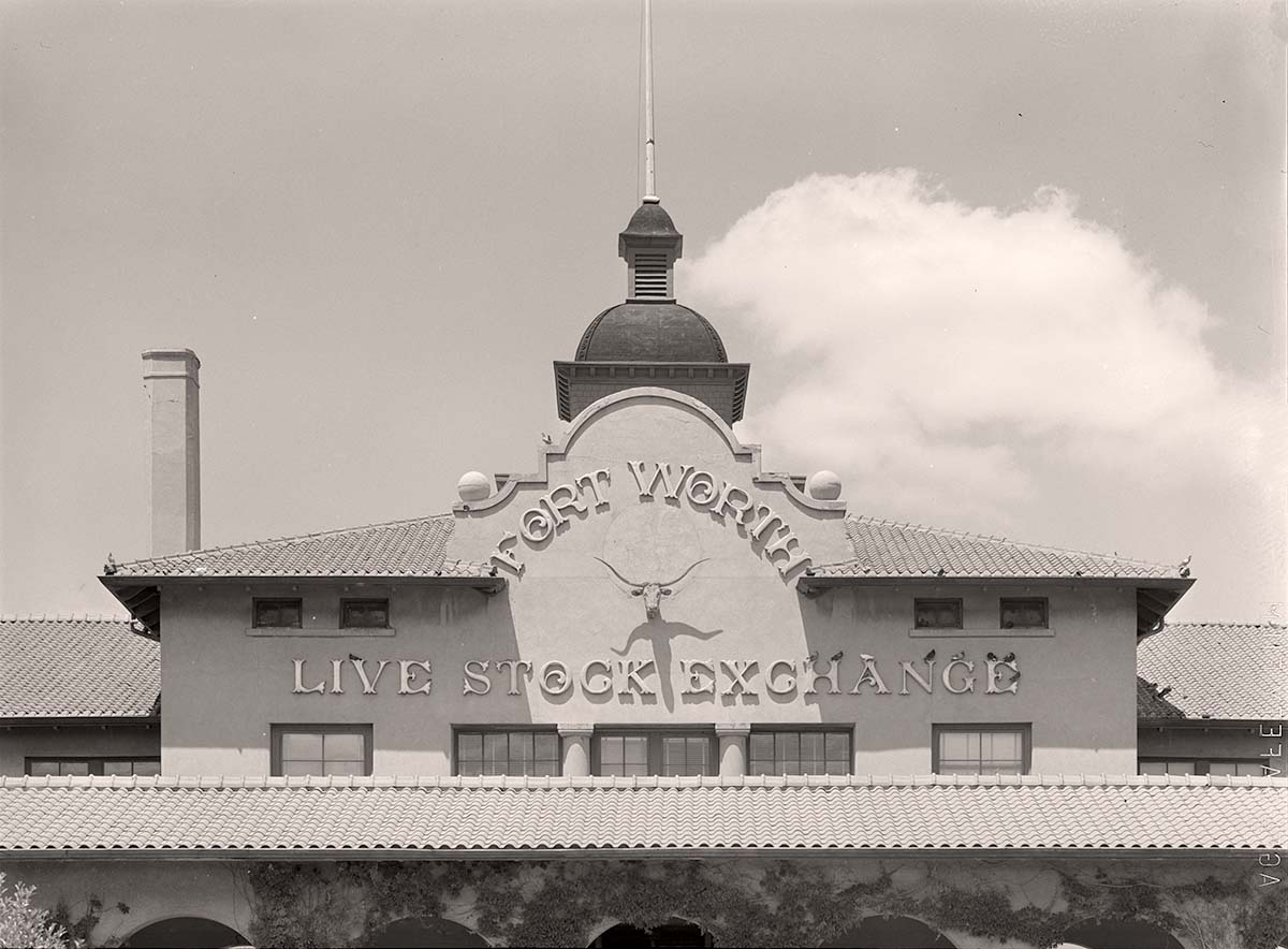 Fort Worth, Texas. Livestock Exchange, April 1939