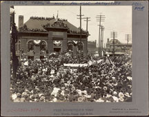 Fort Worth. President Roosevelt's visit, April 8, 1905