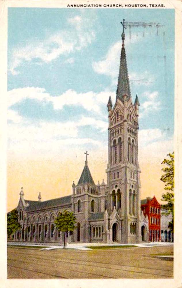 Houston. Annunciation Church, 1921