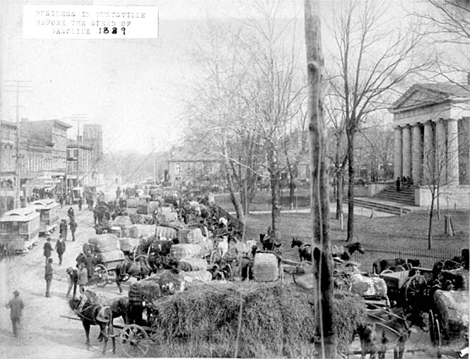 Huntsville. Courthouse Square, 1889