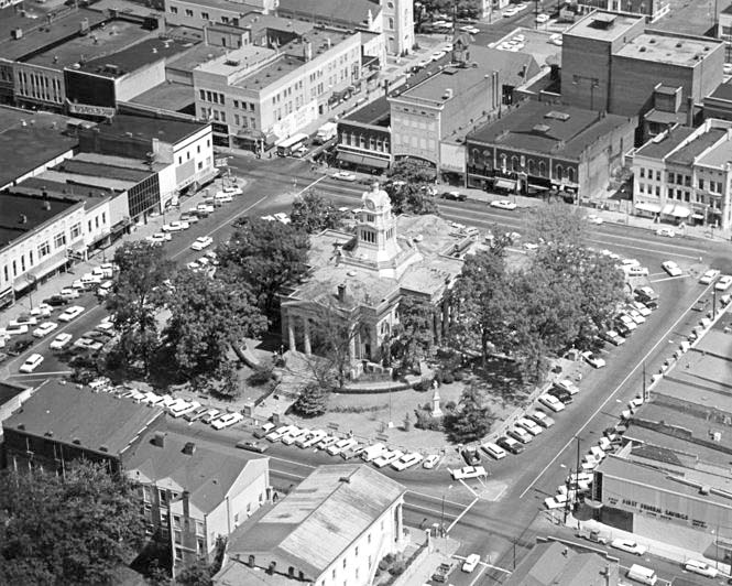 Huntsville. Downtown, circa 1950s