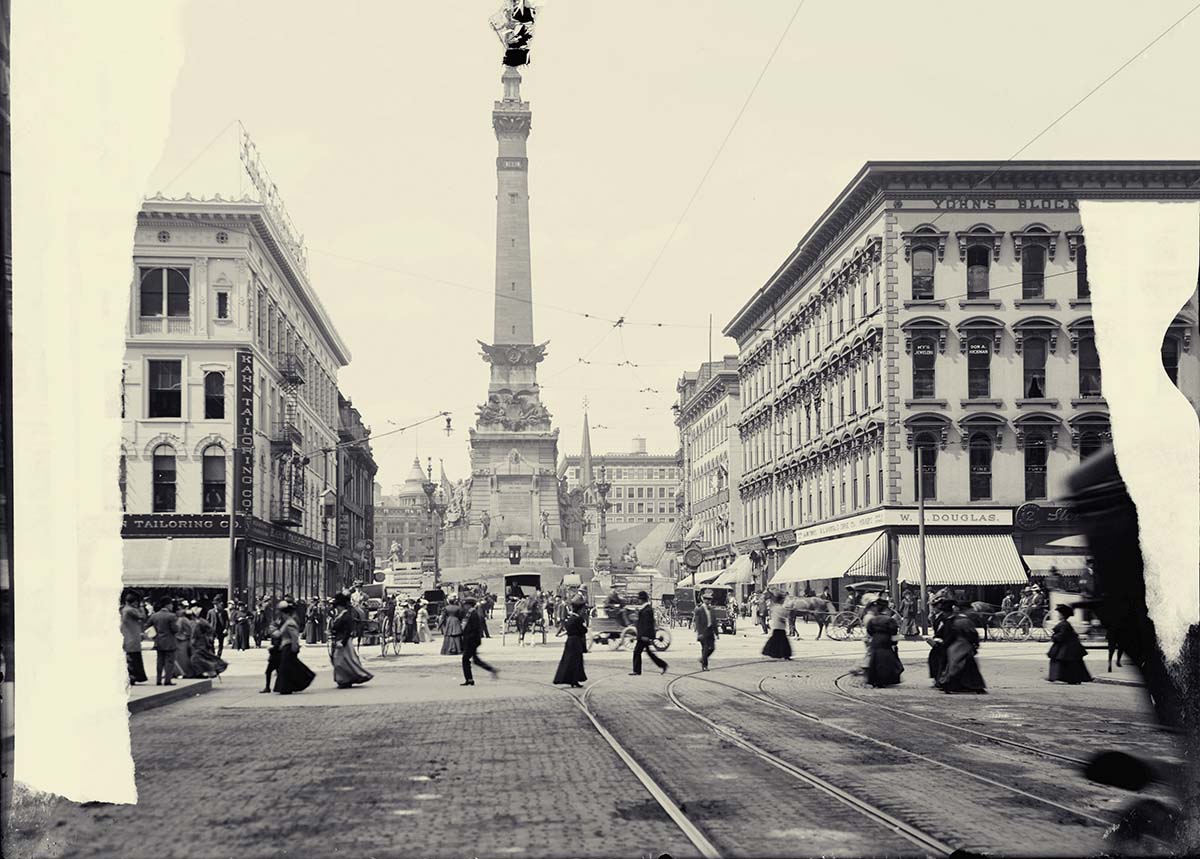 Indianapolis, Indiana. Meridian Street, between 1900 and 1910