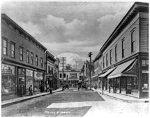 Juneau. Front Street, 1909