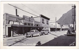 Juneau. Lower Franklin Street, Midget Cocktail Bar, between 1940 and 1950
