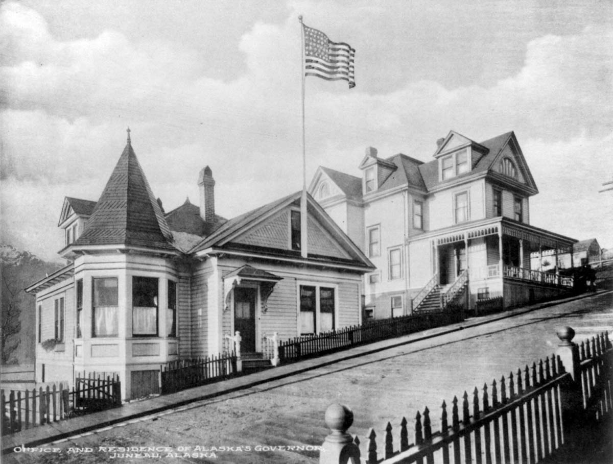 Juneau. Office and residence of Alaska's governor, 1909