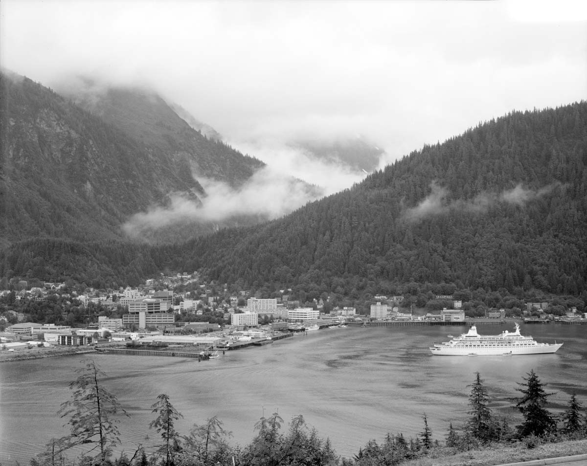 Juneau. Panorama of the city