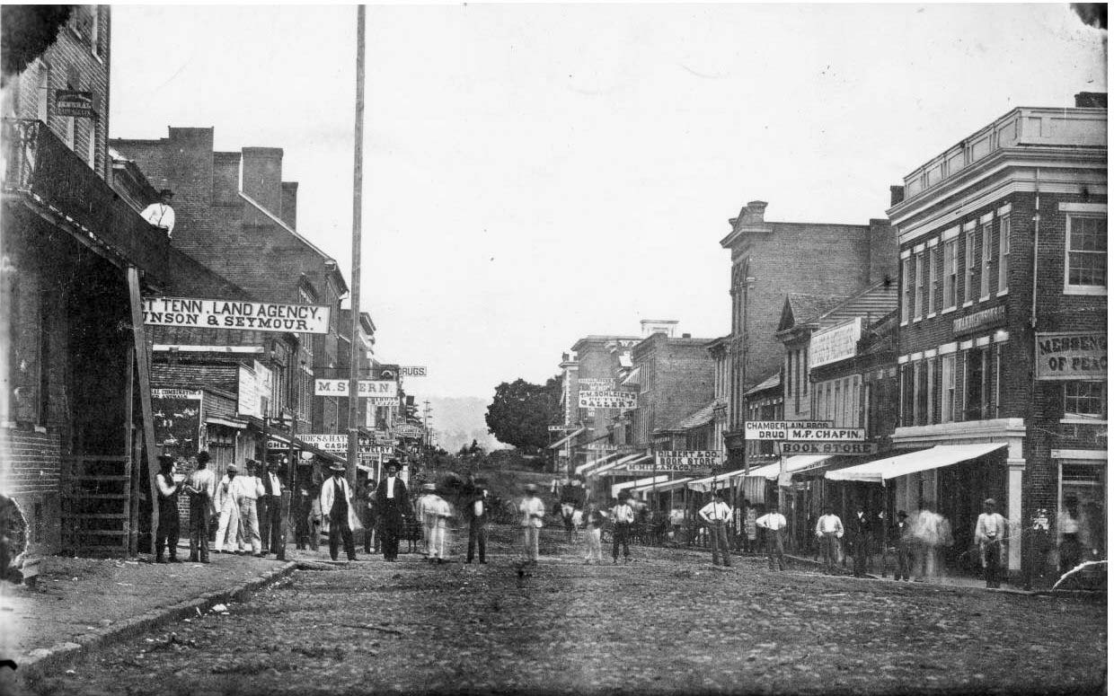Knoxville. Gay Street, 1869