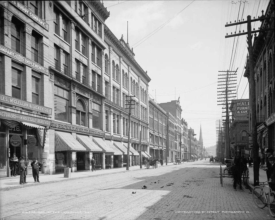 Knoxville. Gay Street, circa 1900