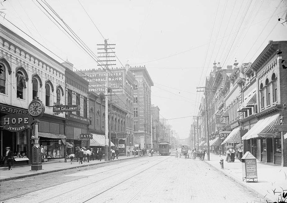 Knoxville. Gay Street, circa 1900