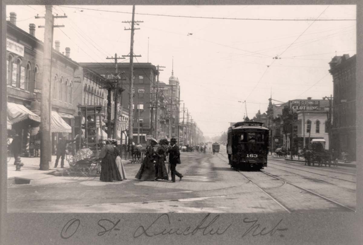 Lincoln, Nebraska. O Street, 1901
