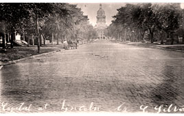 Lincoln. View to street, 1913
