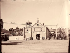 Los Angeles. Old Mission Church, between 1880 and 1899