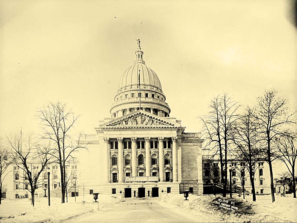 Madison. State capitol, 1918