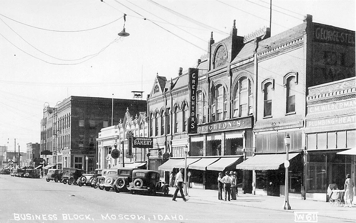 Moscow. South Main and West 3rd Streets, 1925