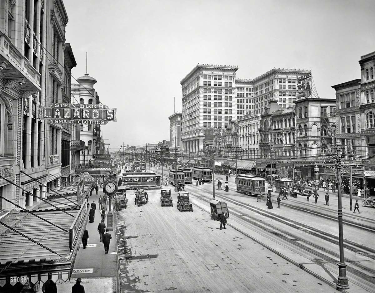 New Orleans. Canal Street, circa 1910