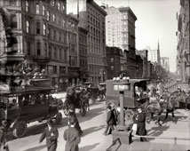 New York. Avenue and 42. Street, 1910
