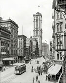 New York. Broadway and Times Building, 1915