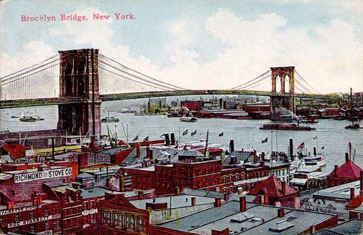 New York. Brooklyn Bridge