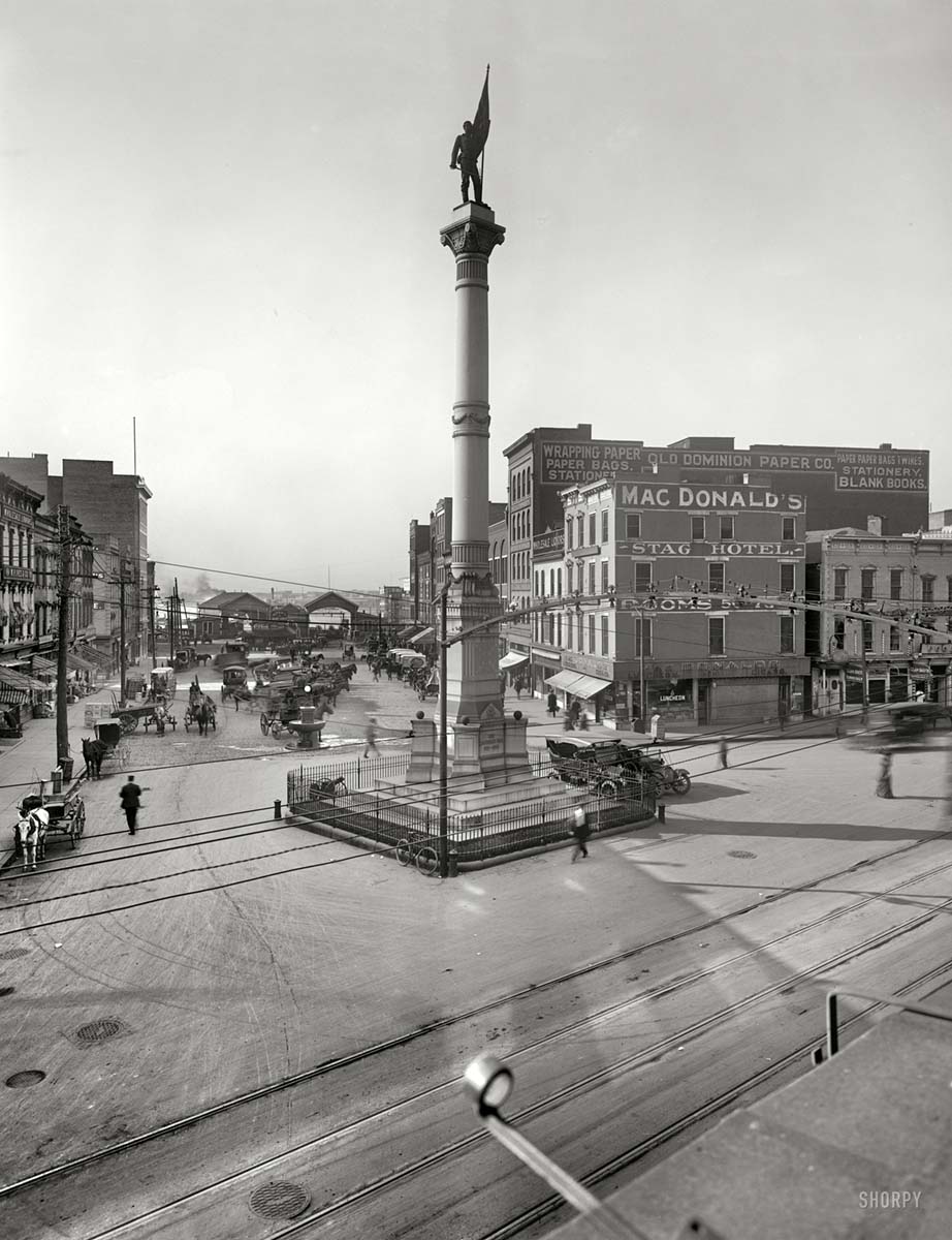 Norfolk. Confederate Monument, circa 1910